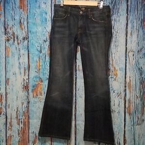 7 for all mankind distressed bootcut jeans sz 27